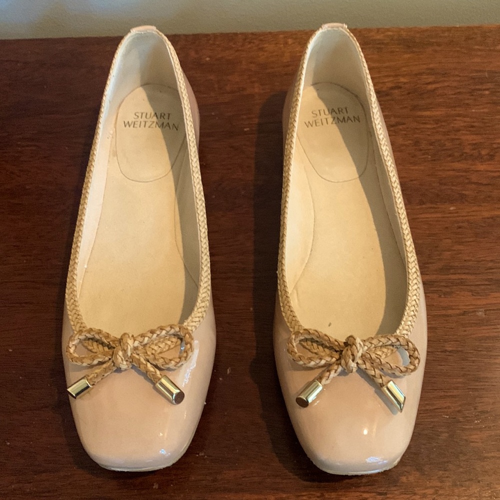 Stuart Weitzman Patent Ballet Flats